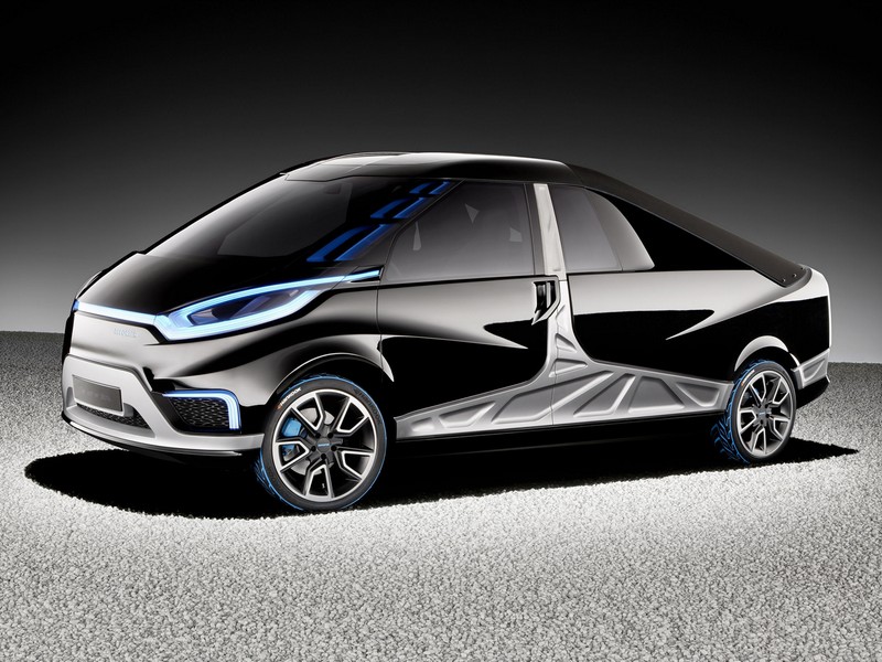Koncept hybridního pick-upu MBTech